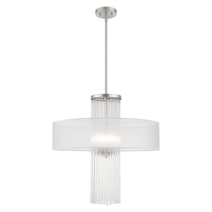 Alexis 4-Light Pendant in Brushed Nickel Alexis 4-Light Pendant in Brushed Nickel