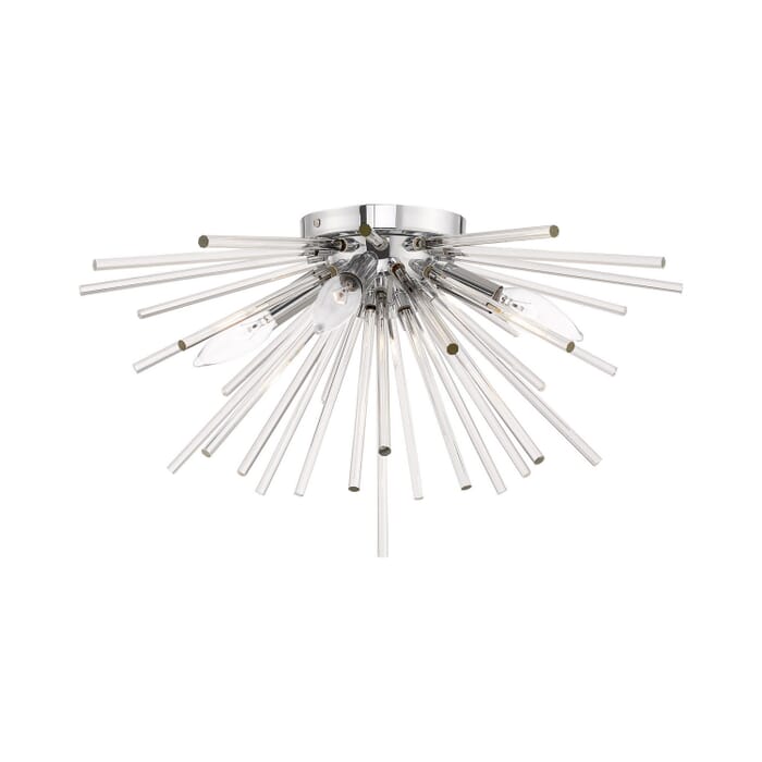 Utopia 4-Light Ceiling Mount in Polished Chrome Utopia 4-Light Ceiling Mount in Polished Chrome