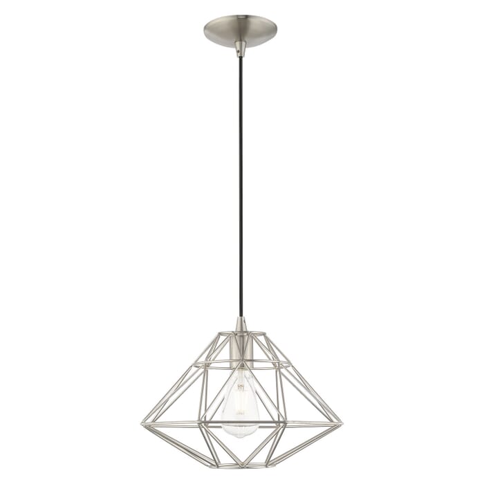 Knox 1-Light Mini Pendant in Brushed Nickel Knox 1-Light Mini Pendant in Brushed Nickel