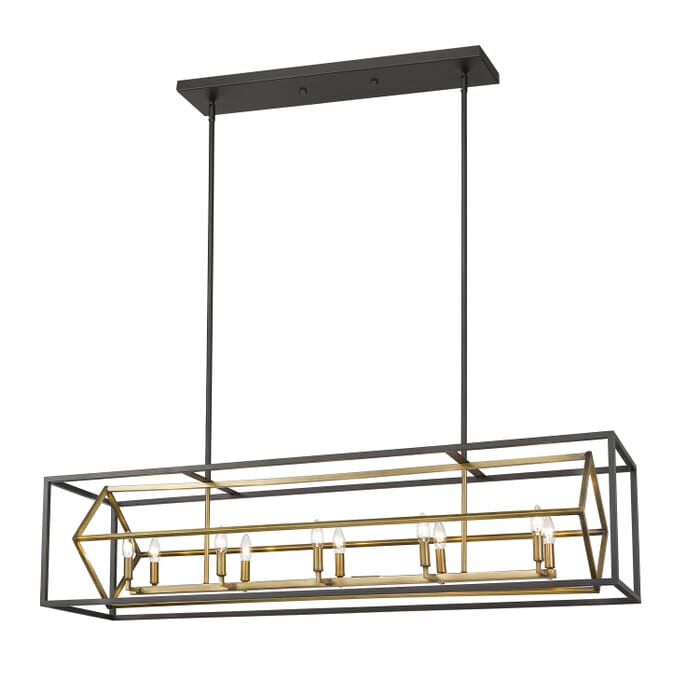 Ten Light Linear Chandelier Ten Light Linear Chandelier