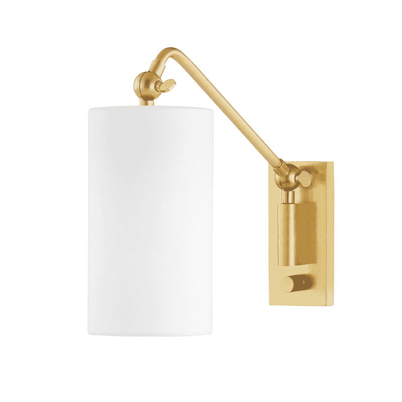 Wayne Wall Sconce in Aged Brass