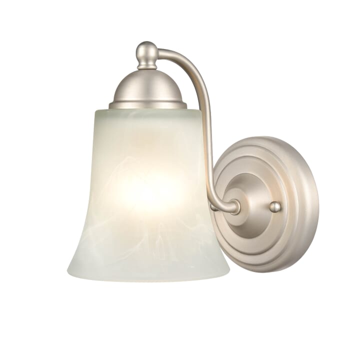 Millennium Wall Sconce in Satin Nickel Millennium Wall Sconce in Satin Nickel
