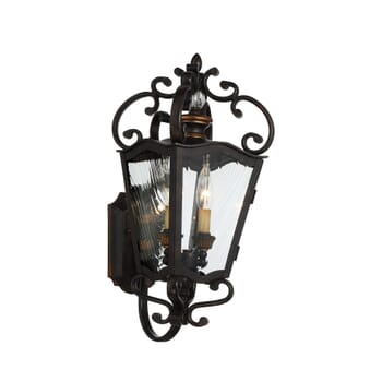 The Great Outdoors Brixton Ivy 2-Light Outdoor Hanging Light in Terraza Village Aged Patina