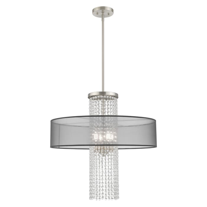 Bella Vista 4-Light Pendant in Brushed Nickel Bella Vista 4-Light Pendant in Brushed Nickel