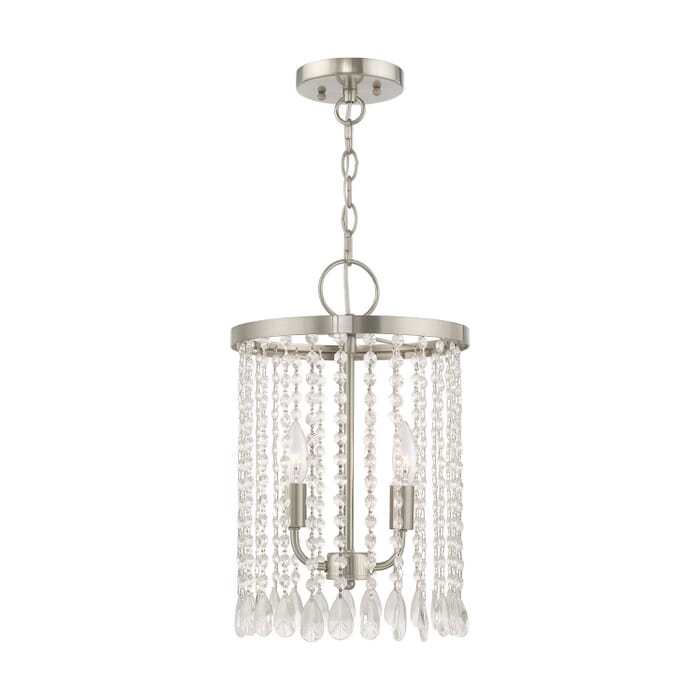 Elizabeth 2-Light Mini Pendant in Brushed Nickel Elizabeth 2-Light Mini Pendant in Brushed Nickel