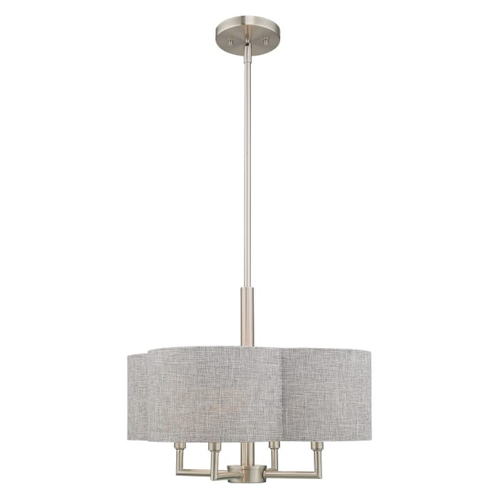 Kalmar 4-Light Pendant in Brushed Nickel Kalmar 4-Light Pendant in Brushed Nickel