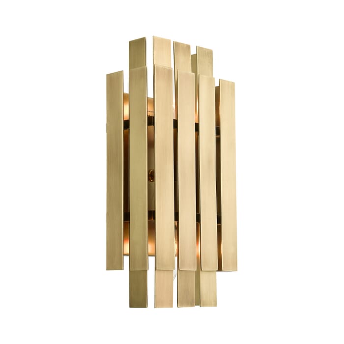 Greenwich 2-Light Wall Sconce in Natural Brass Greenwich 2-Light Wall Sconce in Natural Brass