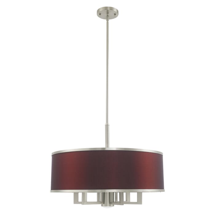 Park Ridge 6-Light Chandelier in Brushed Nickel Park Ridge 6-Light Chandelier in Brushed Nickel