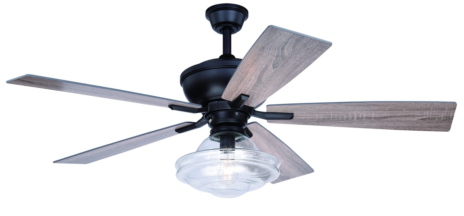 Huntley 1-Light 52" Hanging Ceiling Fan in Bronze