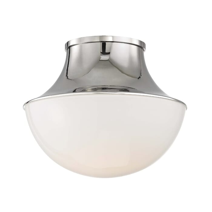 Hudson Valley Lettie Ceiling Light in Polished Nickel Hudson Valley Lettie Ceiling Light in Polished Nickel