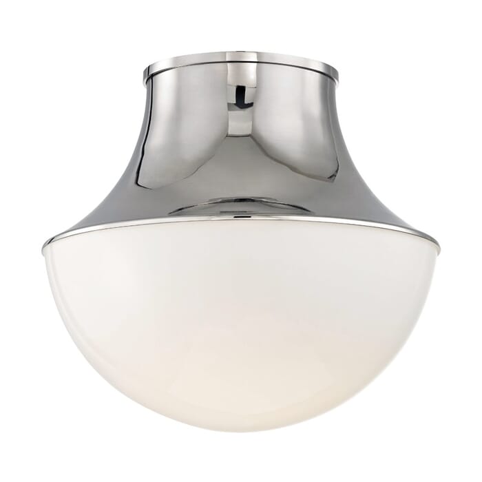 Hudson Valley Lettie Ceiling Light in Polished Nickel Hudson Valley Lettie Ceiling Light in Polished Nickel