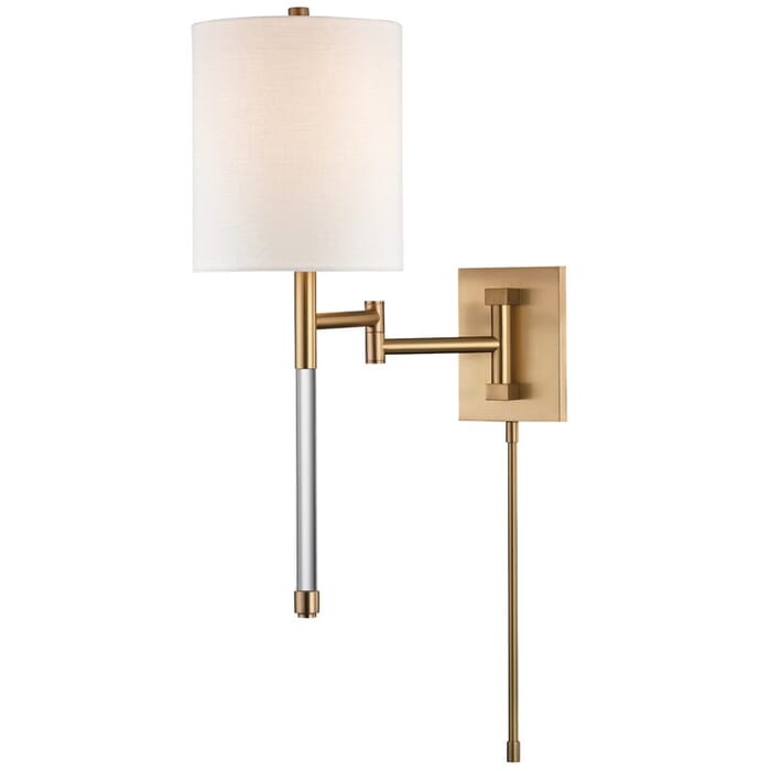 Hudson Valley Englewood 21" Wall Sconce in Aged Brass Hudson Valley Englewood 21" Wall Sconce in Aged Brass