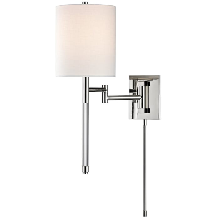 Hudson Valley Englewood 21" Wall Sconce in Polished Nickel Hudson Valley Englewood 21" Wall Sconce in Polished Nickel