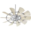 Quorum 94410-9 Windmill 44-inch Ceiling Fan with Wall Control Galvanized