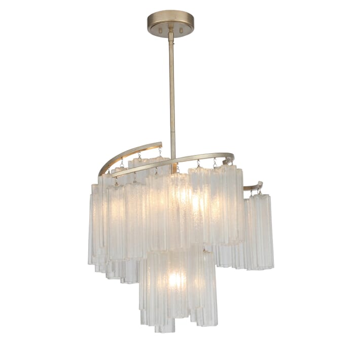 Victoria 3-Light Pendant in Golden Silver Victoria 3-Light Pendant in Golden Silver