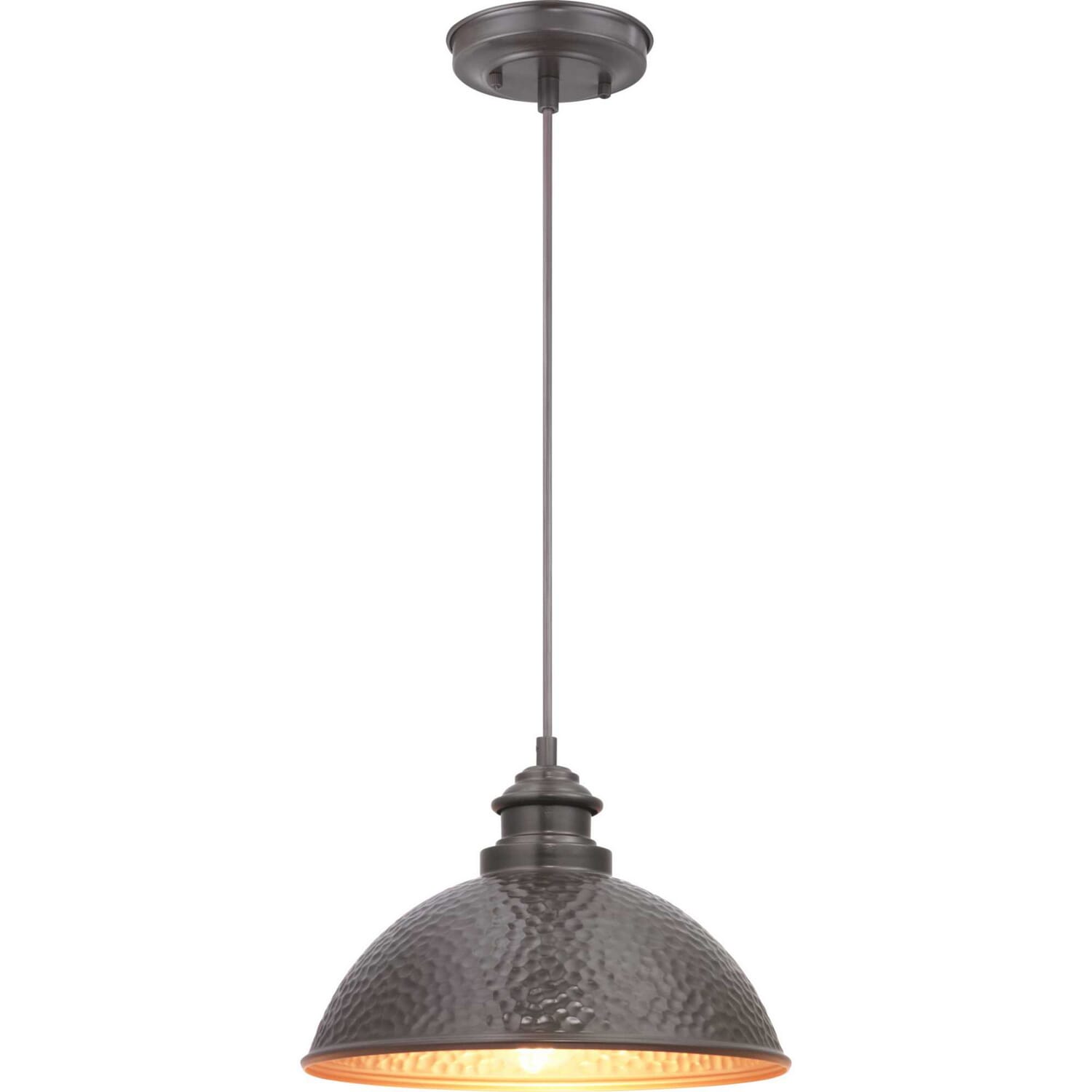 Antique Bronze One Light Hanging Lantern from the Englewood Collection