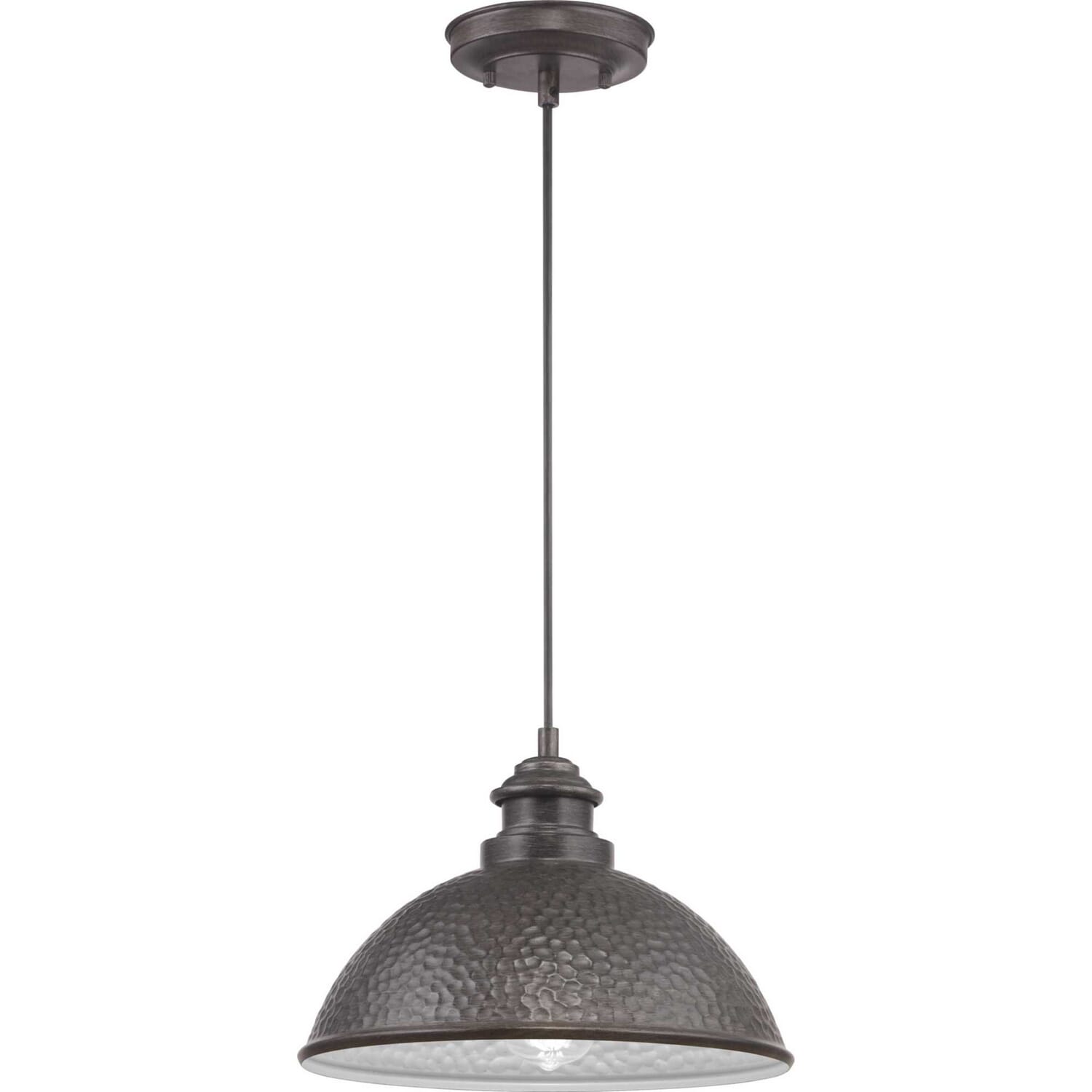 Antique Pewter One Light Hanging Lantern from the Englewood Collection
