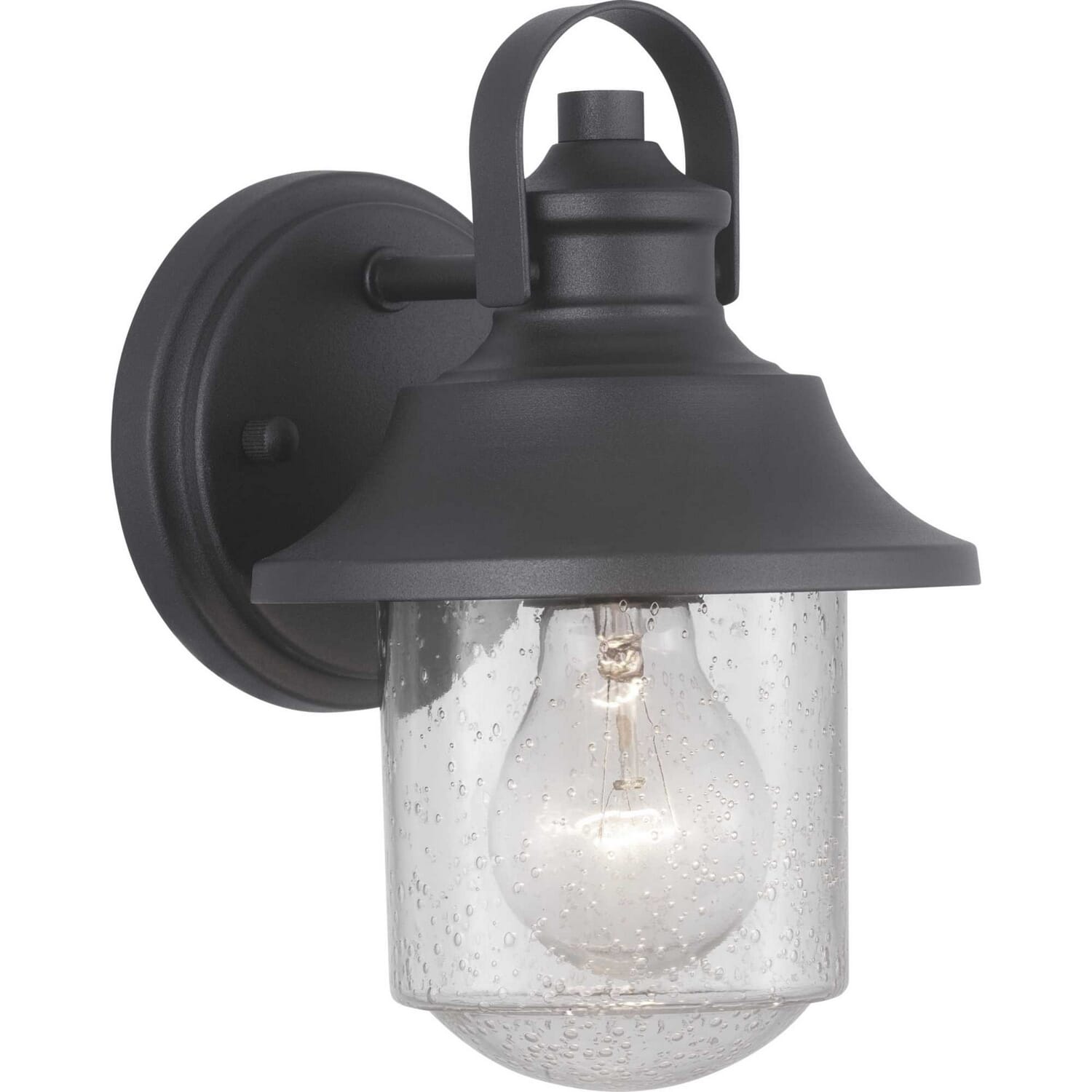 Black One Light Wall Lantern from the Weldon Collection