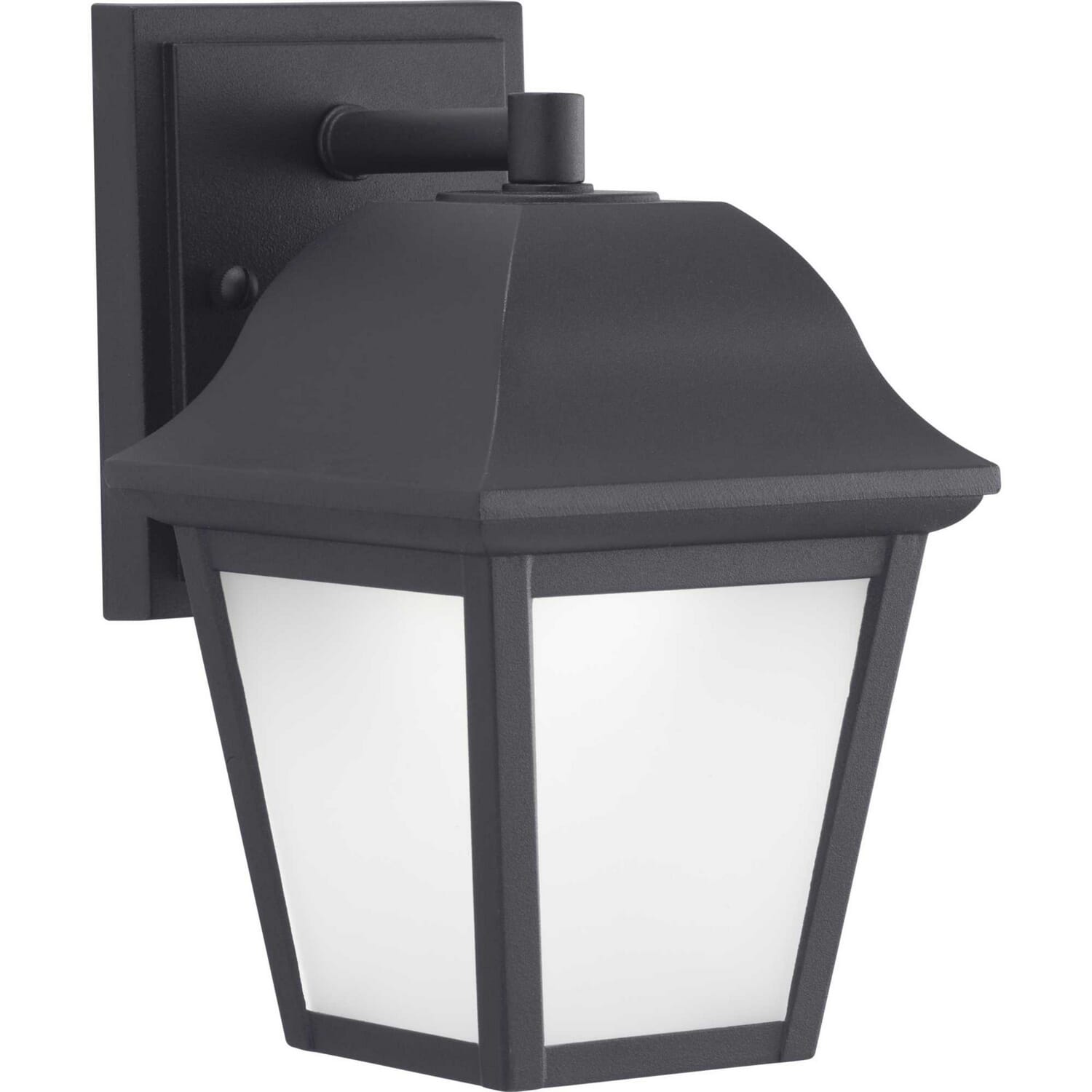 Black LED Wall Lantern from the Led Die-Cast Lantern Collection