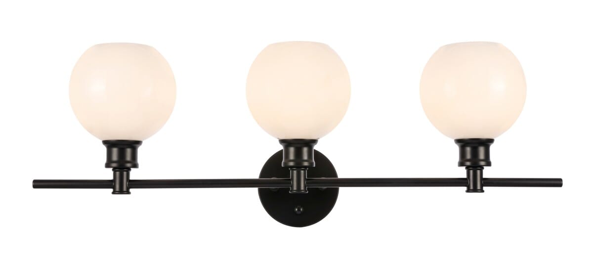 Collier 3-Light Wall Sconce in Black