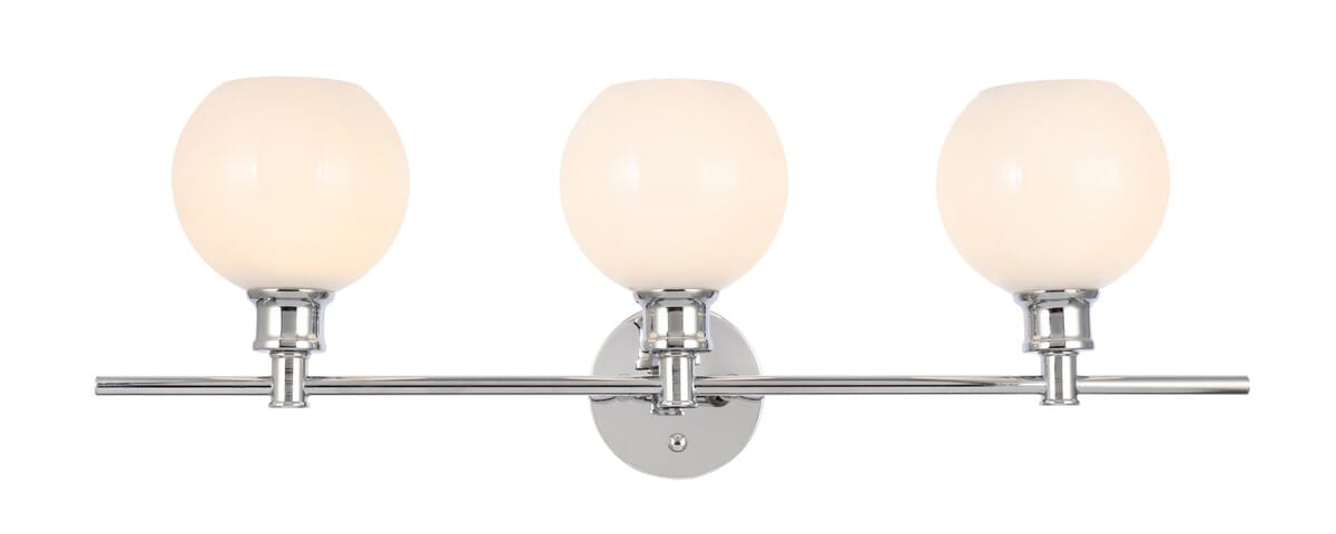 Collier 3-Light Wall Sconce in Chrome