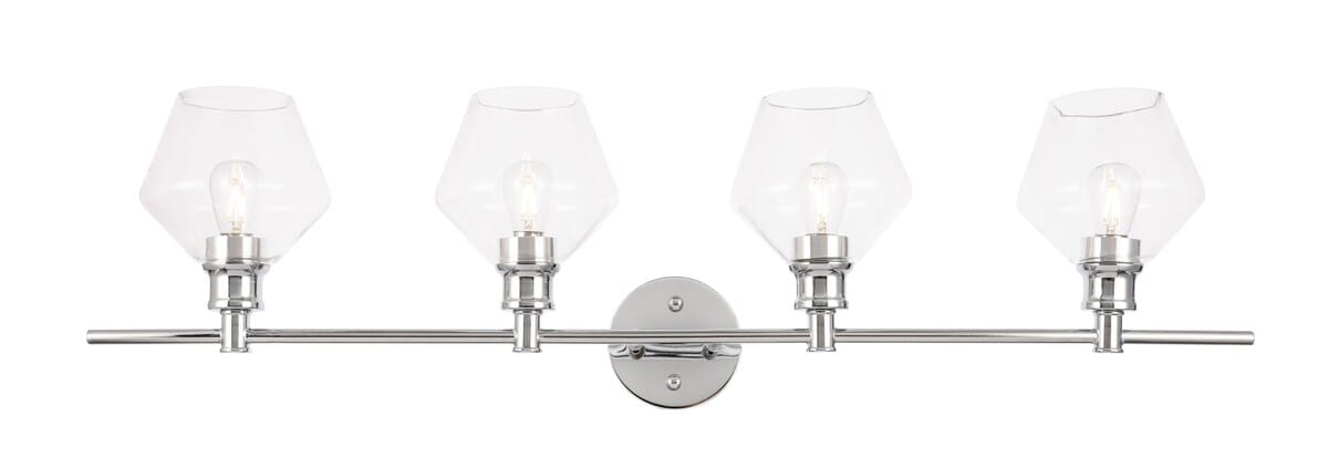 Gene 4-Light Wall Sconce in Chrome