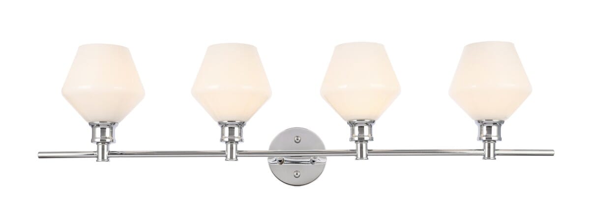 Gene 4-Light Wall Sconce in Chrome