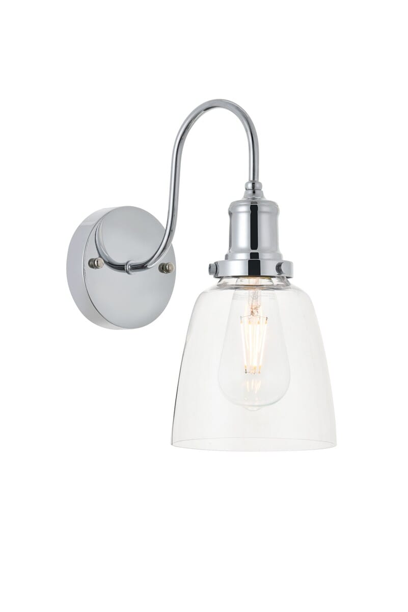 Felicity 1-Light Wall Sconce in Chrome