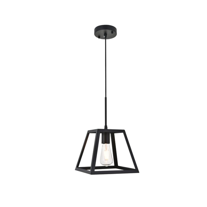 Resolute 1-Light Pendant in black Resolute 1-Light Pendant in black