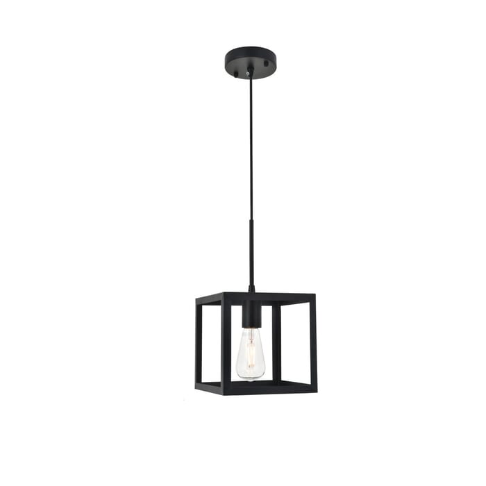 Resolute 1-Light Pendant in black Resolute 1-Light Pendant in black