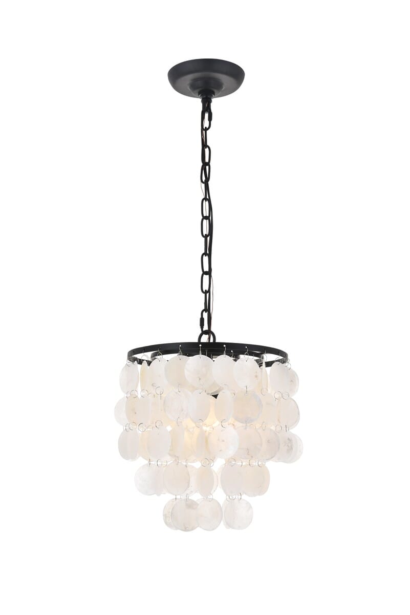 Selene 1-Light Pendant in Black