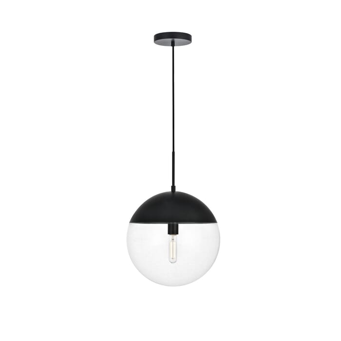 Eclipse 1-Light Pendant in Black Eclipse 1-Light Pendant in Black