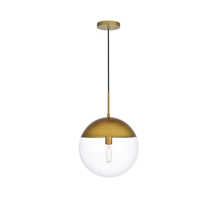 Eclipse 1-Light Pendant in Brass Eclipse 1-Light Pendant in Brass