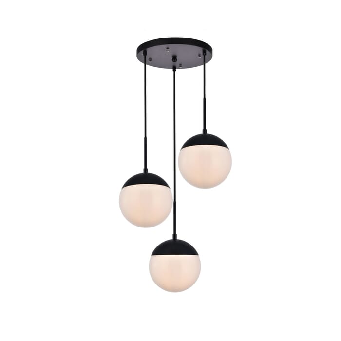 Eclipse 3-Light Pendant in Black Eclipse 3-Light Pendant in Black