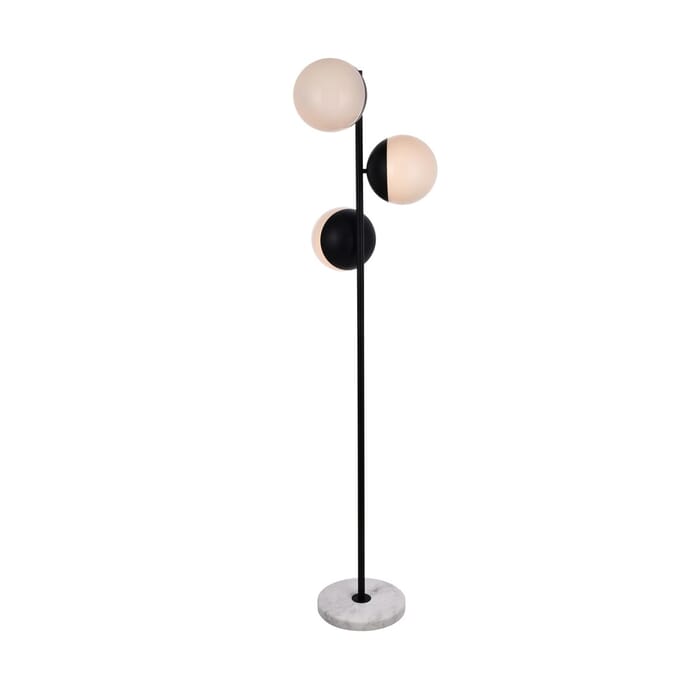 Eclipse 3-Light Floor Lamp in Black Eclipse 3-Light Floor Lamp in Black
