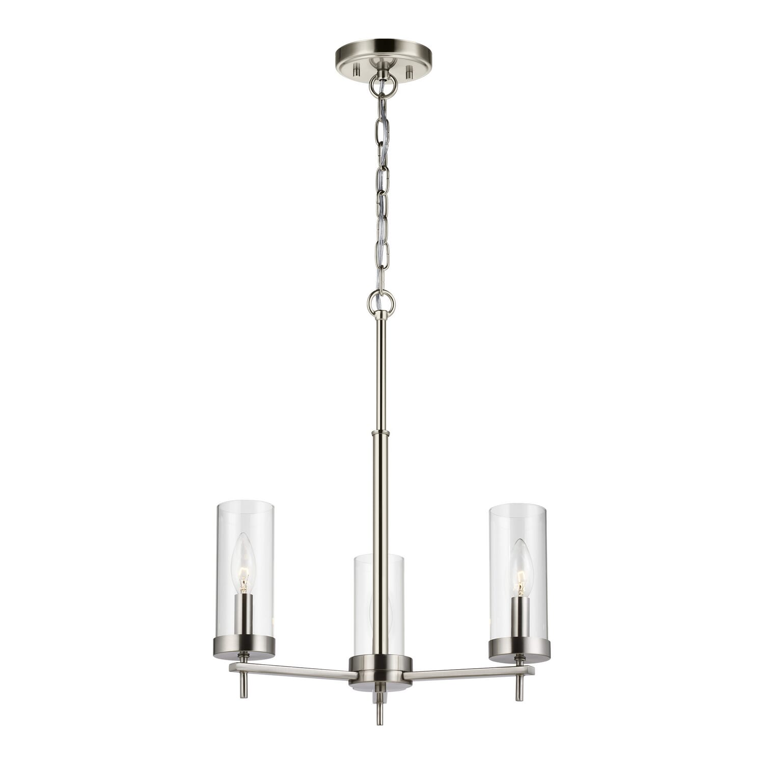 Three Light Chandelier by Visual Comfort Studio