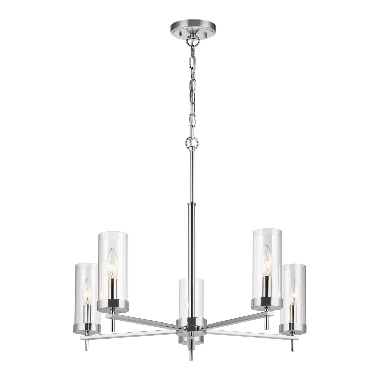 Five Light Chandelier by Visual Comfort Studio