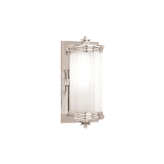 Hudson Valley Bristol 5" Bathroom Vanity Light in Polished Nickel Hudson Valley Bristol 5" Bathroom Vanity Light in Polished Nickel