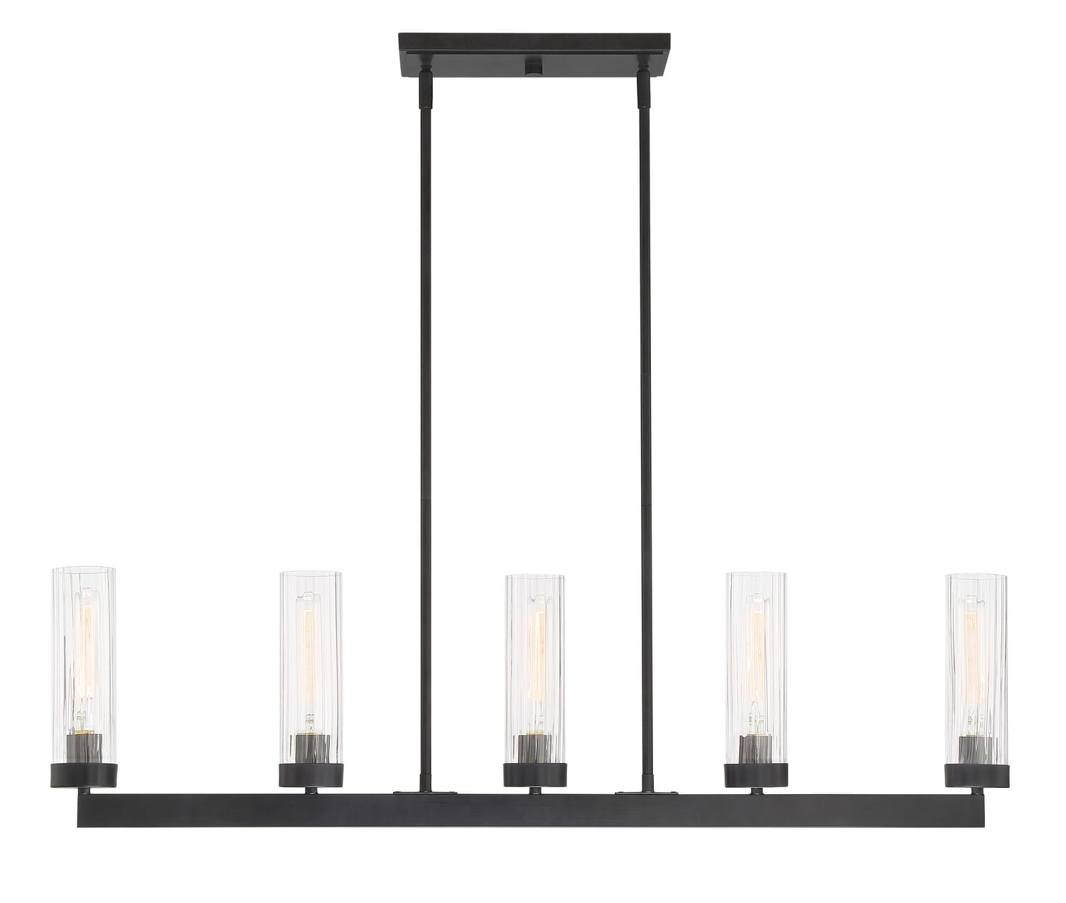 Braden 5-Light Island Pendant in Iron (Graphite)