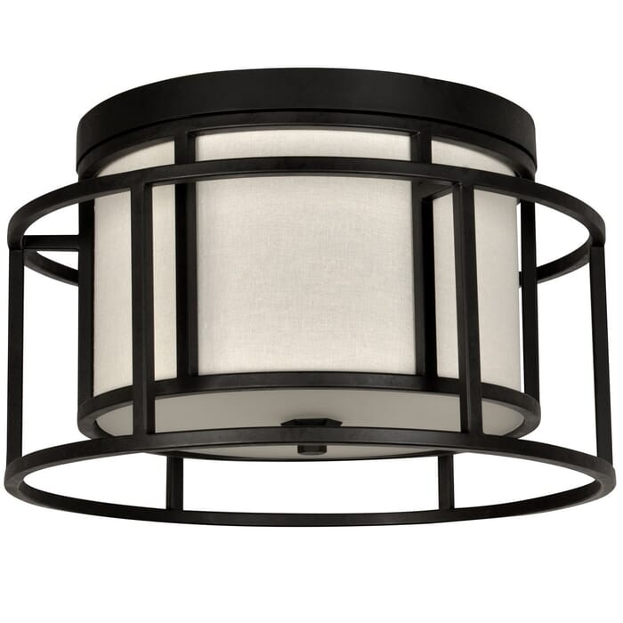 Brian Patrick Flynn for Crystorama Hulton 15" Ceiling Light in Matte Black Brian Patrick Flynn for Crystorama Hulton 15" Ceiling Light in Matte Black