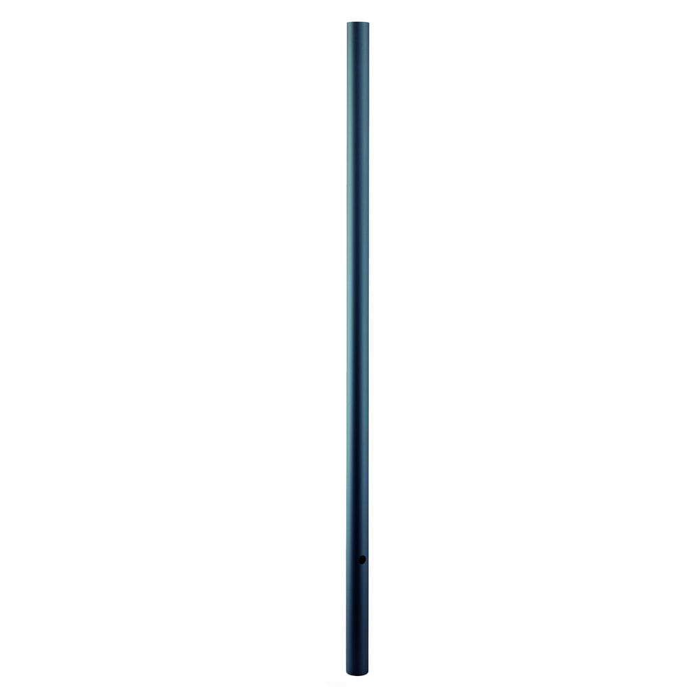 7-ft Black Direct Burial Post