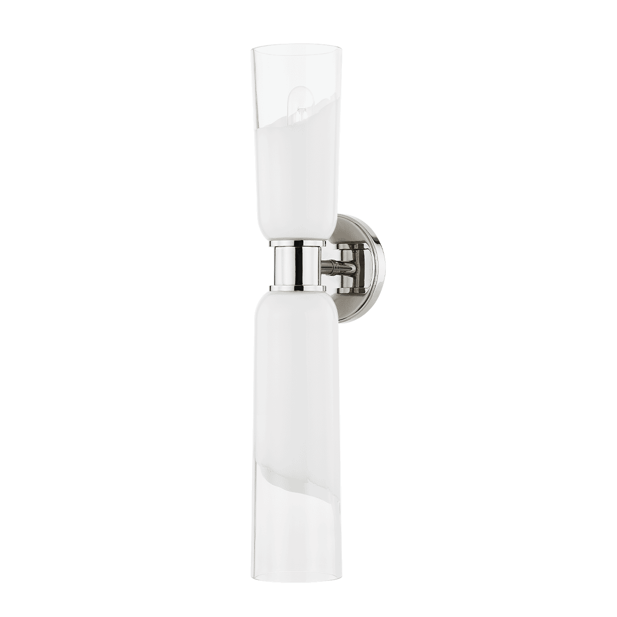 Wasson 2-Light Wall Sconce in Polished Nickel