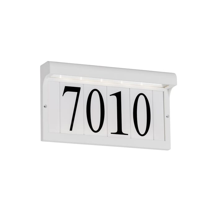 Sea Gull LED Address Light 12" Brick & Step Light in White Sea Gull LED Address Light 12" Brick & Step Light in White