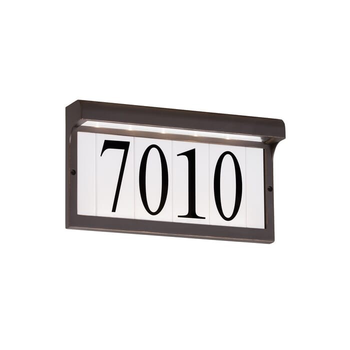 Sea Gull LED Address Light 12" Brick & Step Light in Antique Bronze Sea Gull LED Address Light 12" Brick & Step Light in Antique Bronze