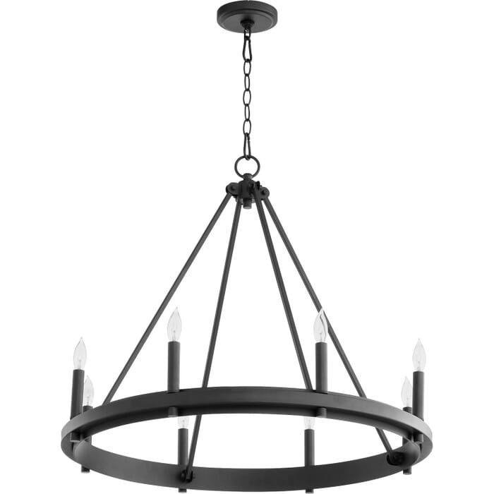 Eight Light Chandelier by Quorum Eight Light Chandelier by Quorum