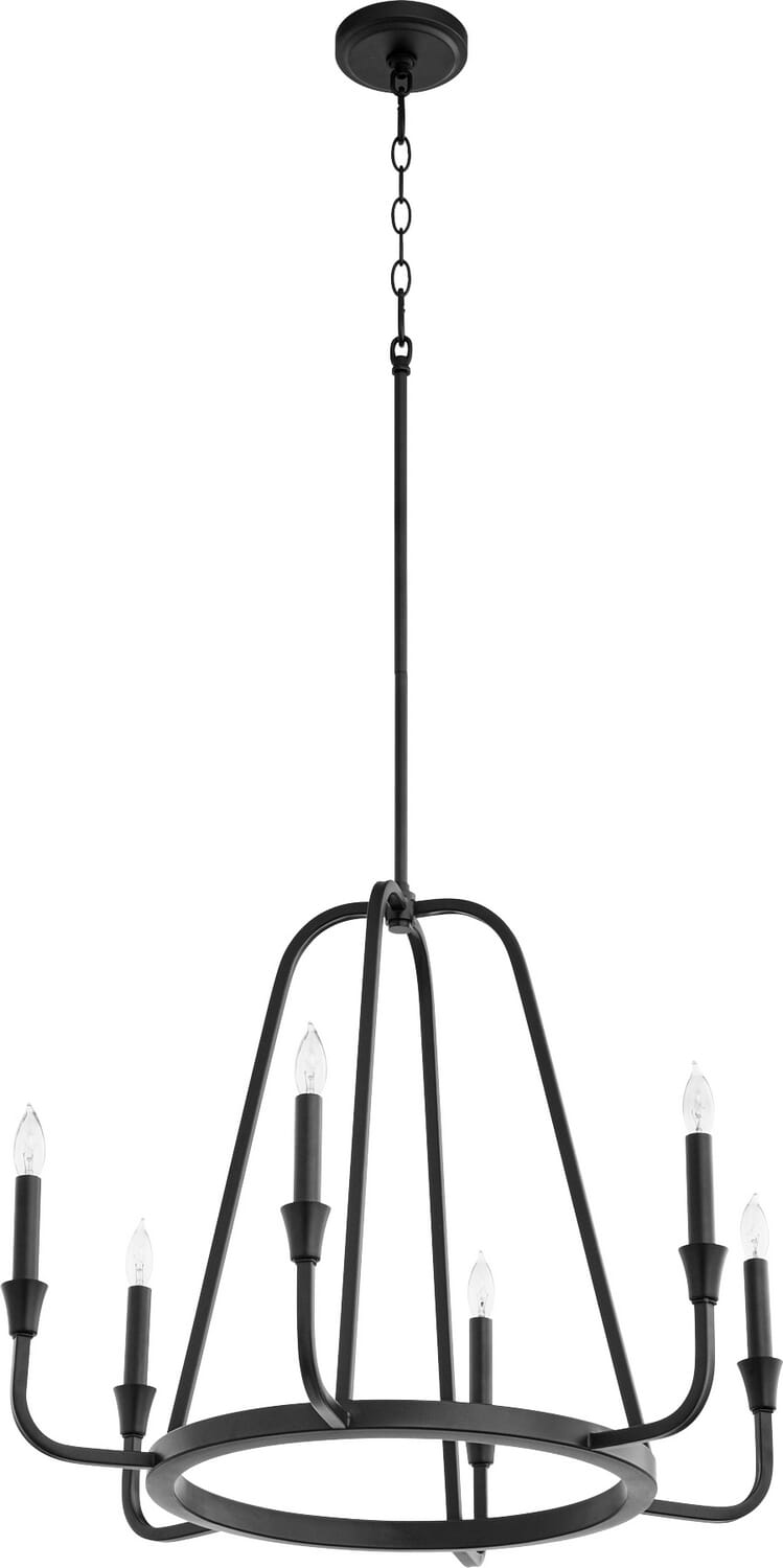 Six Light Chandelier by Quorum