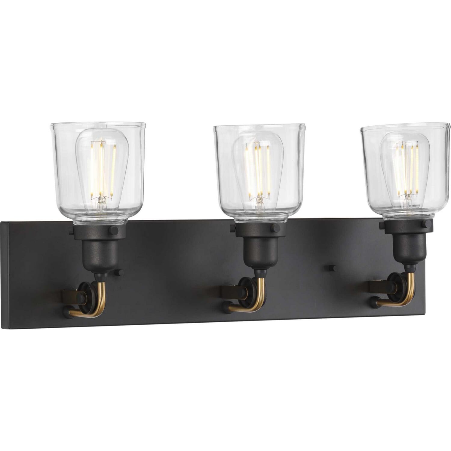 Graphite Three Light Bath & Vanity from the Rushton Collection