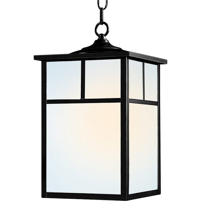 Coldwater 1-Light Outdoor Hanging Lantern in Black Coldwater 1-Light Outdoor Hanging Lantern in Black