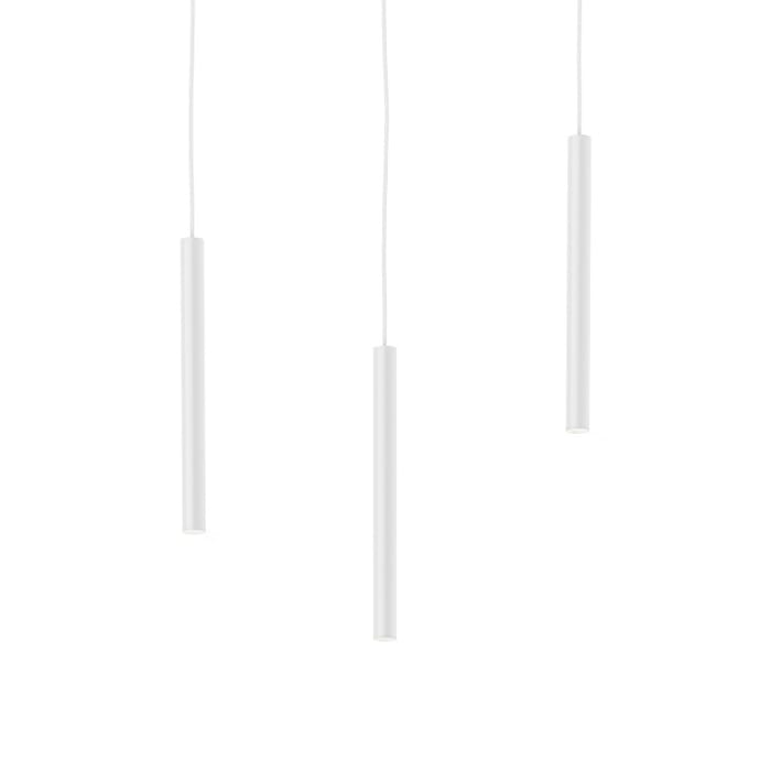 1-Light LED Pendant in White 1-Light LED Pendant in White