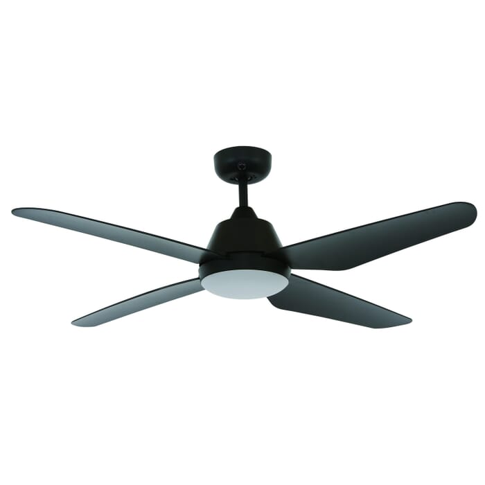 Aria 1-Light 52" Hanging Ceiling Fan in Black Aria 1-Light 52" Hanging Ceiling Fan in Black